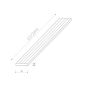 Listwa Kompozytowa Maskująca Classic Jasny Brąz 57x10 mm – dł. 2,4 m