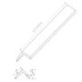 Listwa Kompozytowa Kątowa Premium Dąb Winchester 50x50 mm – dł. 2,9 m