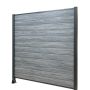 Panel ogrodzeniowy kompozytowy Premium Gray – 2 słupki