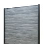 Panel ogrodzeniowy kompozytowy Premium Gray – 1 słupek