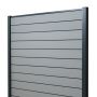 Panel ogrodzeniowy kompozytowy Standard Szary – 1 słupek