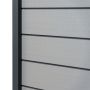 Panel ogrodzeniowy kompozytowy Standard Szary – 2 słupki