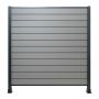 Panel ogrodzeniowy kompozytowy Standard Szary – 1 słupek
