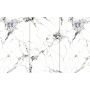 Panel Ścienny SPC Marmur Carrara Biały Połysk 280 x 360 4 mm - zestaw 3 szt.  (ABC)