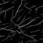 Panel Ścienny SPC Marmur Marquina Czarny Połysk 60 x 120 cm 4 mm