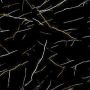 Panel Ścienny SPC Marmur Marquina Czarny Połysk 60 x 120 cm 4 mm