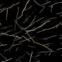 Panel Ścienny SPC Marmur Marquina Czarny Połysk 120 x 280 cm 4 mm
