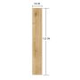 Panel Podłogowy Winylowy SPC Dąb Naturalny Mat 18 x 122 cm 4 mm – 1 szt.