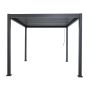 Pergola Ogrodowa Aluminiowa z regulowanym dachem Antracyt 3 x 4 m