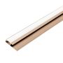 Profil zakończeniowy LED aluminiowy 4,5 mm do paneli ściennych Miedziany Mat – 2,9 m