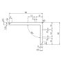 Listwa Kompozytowa Kątowa Solid ASA Teak 60 x 40 mm – dł. 3 m