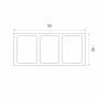 Profil Kompozytowy Dekoracyjny Lamel 9x4 cm Premium Teak – dł. 2,8 m