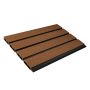Deska Ogrodzeniowa Lamelowa DUO Premium Teak/Czarny – dł. 1,8 m