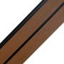 Deska Ogrodzeniowa Lamelowa DUO Premium Teak/Czarny – dł. 1,8 m