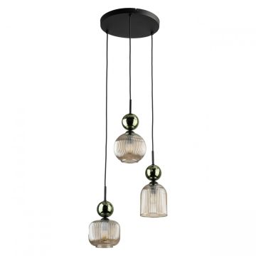 Lampa wisząca SOPHIA COGNAC Zielona 11148