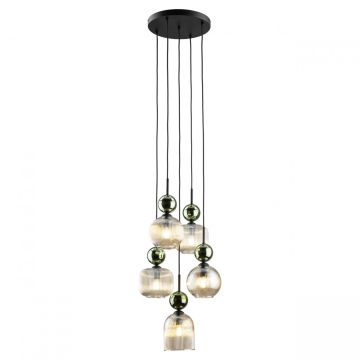 Lampa wisząca SOPHIA COGNAC Zielona 11149