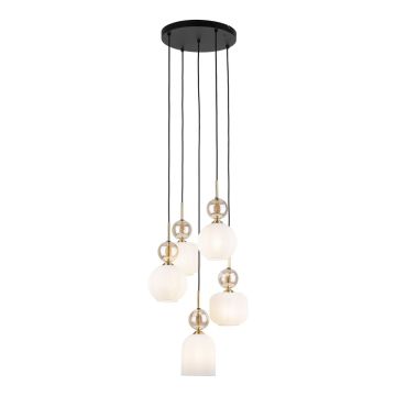 Lampa wisząca SOPHIA COGNAC Złota 11593