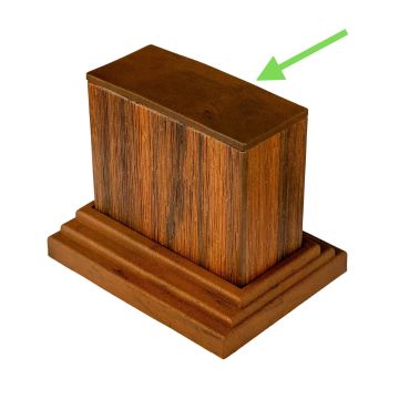 Zaślepka do profili dekoracyjnych 9 x 4 cm Premium Teak