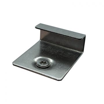 Klips montażowy Startowy Ze Stali Nierdzewnej + Wkręt - 10 szt.