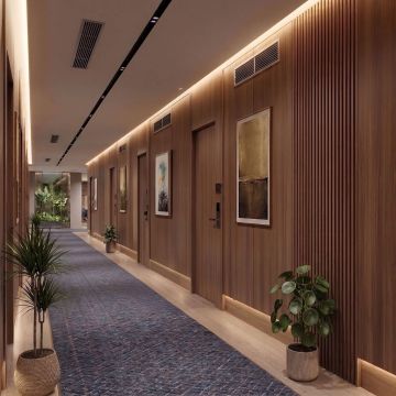 Panel Ścienny SPC Dąb Ciemny Mat 90,5 x 280 cm 8 mm