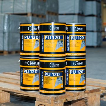 Hydroizolacja Poliuretanowa Jednoskładnikowa CLEVER PU120 – 5 kg
