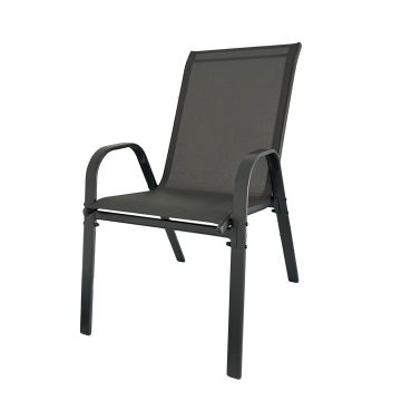 Zestaw Ogrodowy Terra Szary – 4 krzesła + stolik