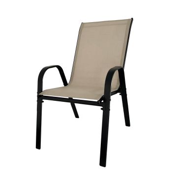 Krzesło Ogrodowe Terra Beżowe – 4 szt.