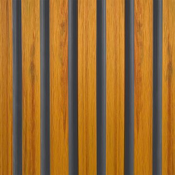 Deska Elewacyjna Kompozytowa Lamelowa Trapez Dąb Bursztynowy / Szary &ndash; dł. 2,9 m