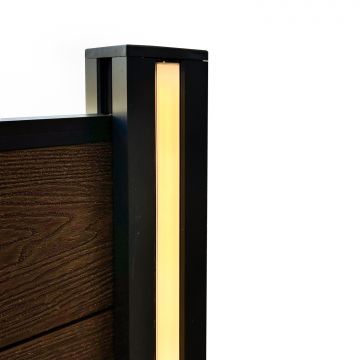 Lampa liniowa LED do słupka ogrodzeniowego – dł. 80 cm (5W)