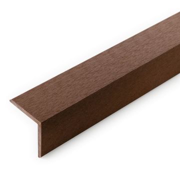 Listwa Kompozytowa Kątowa Classic Ciemny Brąz 50x50 mm – dł. 2,4 m