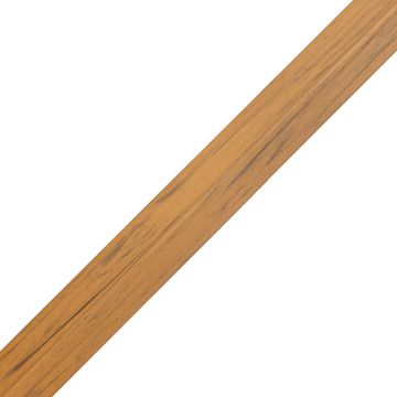 Listwa Kompozytowa narożna Lamelowa Premium Dąb Naturalny / Czarny 36,5 mm – dł. 2,9 m