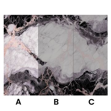 Panel Ścienny XXL Orobico Czarny Połysk 120 x 280 cm 3 mm (A)