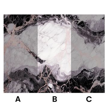 Panel Ścienny XXL Orobico Czarny Połysk 120 x 280 cm 3 mm (B)