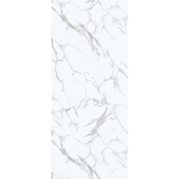Panel Ścienny SPC Marmur Calacatta Biały Połysk Mat 120 x 280 cm 4 mm