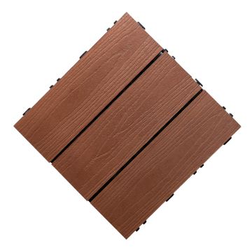 Podest Tarasowy Kompozytowy 3D Solid Mahoń 30 x 30 x 2,5 cm