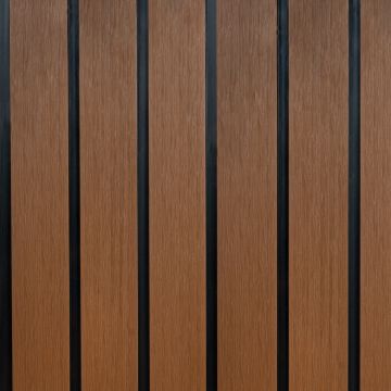 Deska Ogrodzeniowa Lamelowa DUO Premium Teak/Czarny – dł. 1,8 m