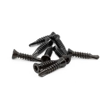 Wkręt samowiercący 4 x 18,5 mm ze stali nierdzewnej Czarny – 100 szt.