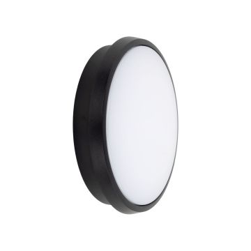 Plafon zewnętrzny LED SFERIS Czarny śr. 24,5 cm