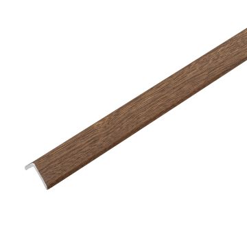 Listwa Zakończeniowa SPC Dąb Ciemny Mat 1 x 2 cm – dł. 2,8 m