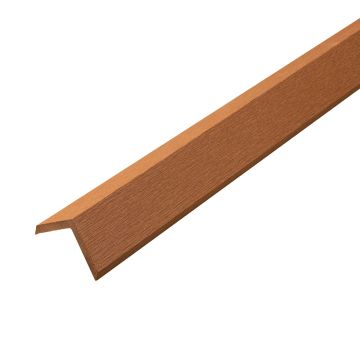 Listwa Kompozytowa Kątowa Classic Brąz Naturalny 50 x 50 mm – dł. 2,4 m