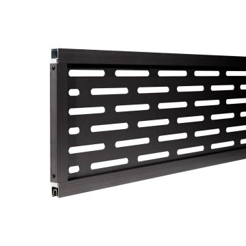 Panel Ogrodzeniowy Dekoracyjny Alfa Antracyt 30 x 180 cm