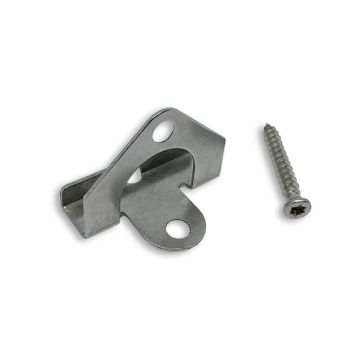Klips montażowy L-11 startowo-końcowy ze stali nierdzewnej + wkręt - 1 szt. Klips montażowy L-11 startowo-końcowy ze stali nierdzewnej + wkręt - 1 szt.
