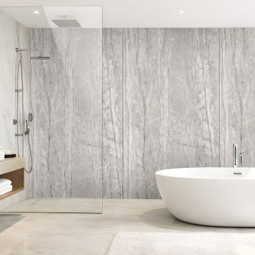 Panel Ścienny SPC Kamień Monza Szary Mat 120 x 280  4 mm