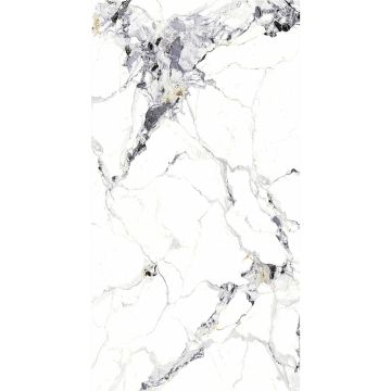 Panel Ścienny SPC Marmur Carrara Biały Połysk 120 x 280 cm 4 mm (A)