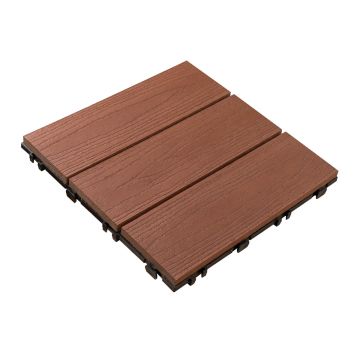 Podest Tarasowy Kompozytowy 3D Solid Mahoń 30 x 30 x 2,5 cm