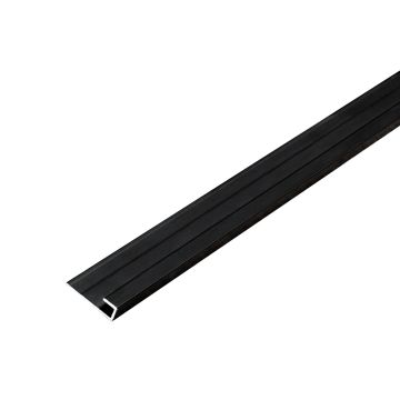 Profil zakończeniowy aluminiowy 3,5 mm do paneli ściennych Czarny Mat – 2,9 m
