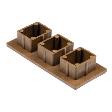 Zaślepka do profili dekoracyjnych 9 x 4 cm Premium Teak