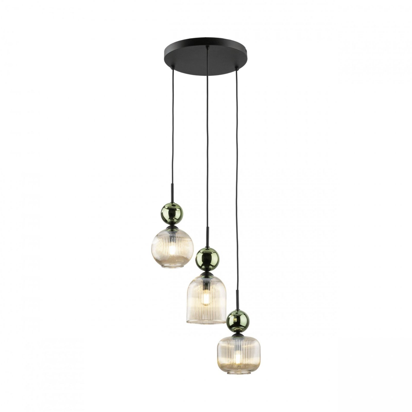 Lampa wisząca SOPHIA COGNAC Zielona 11148