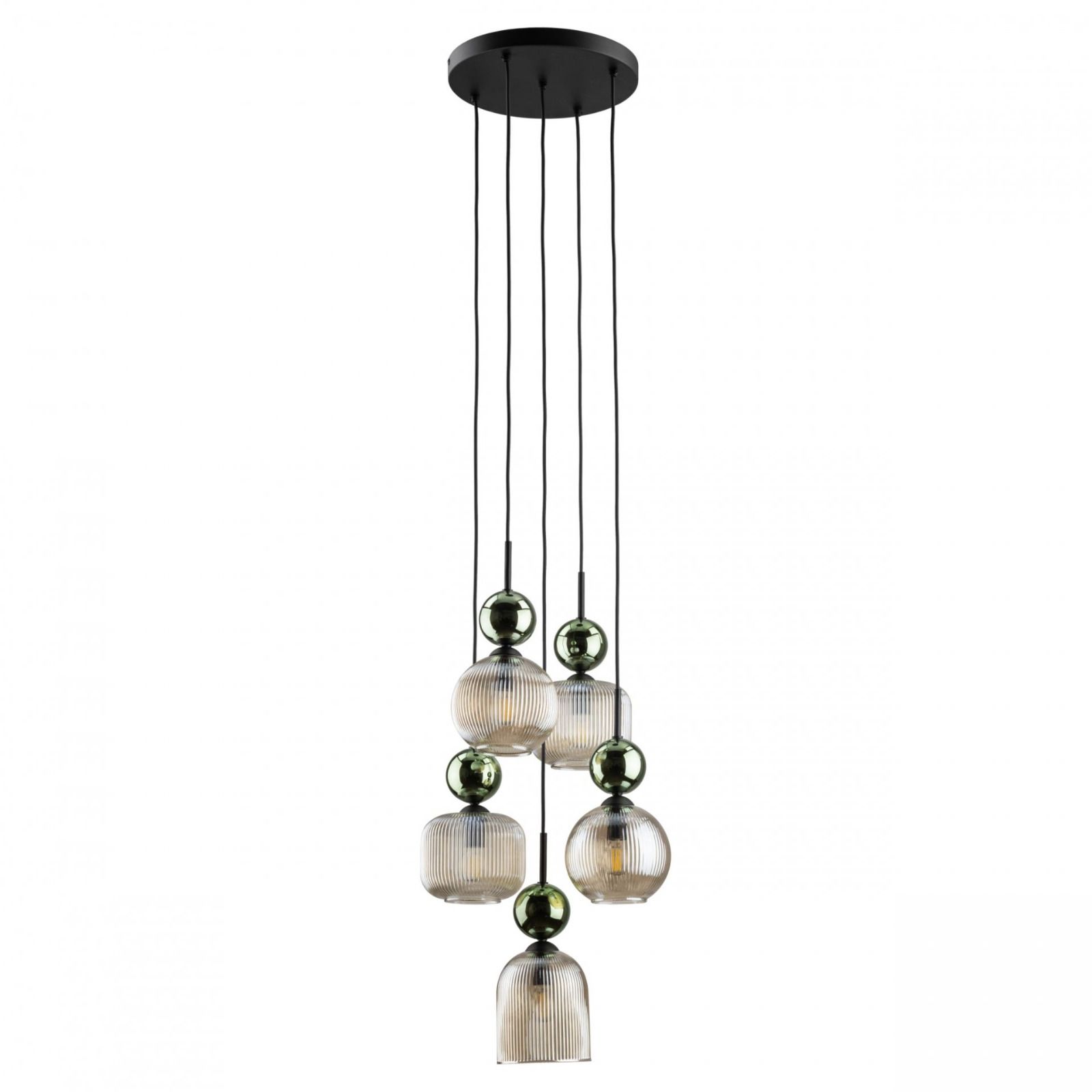 Lampa wisząca SOPHIA COGNAC Zielona 11149