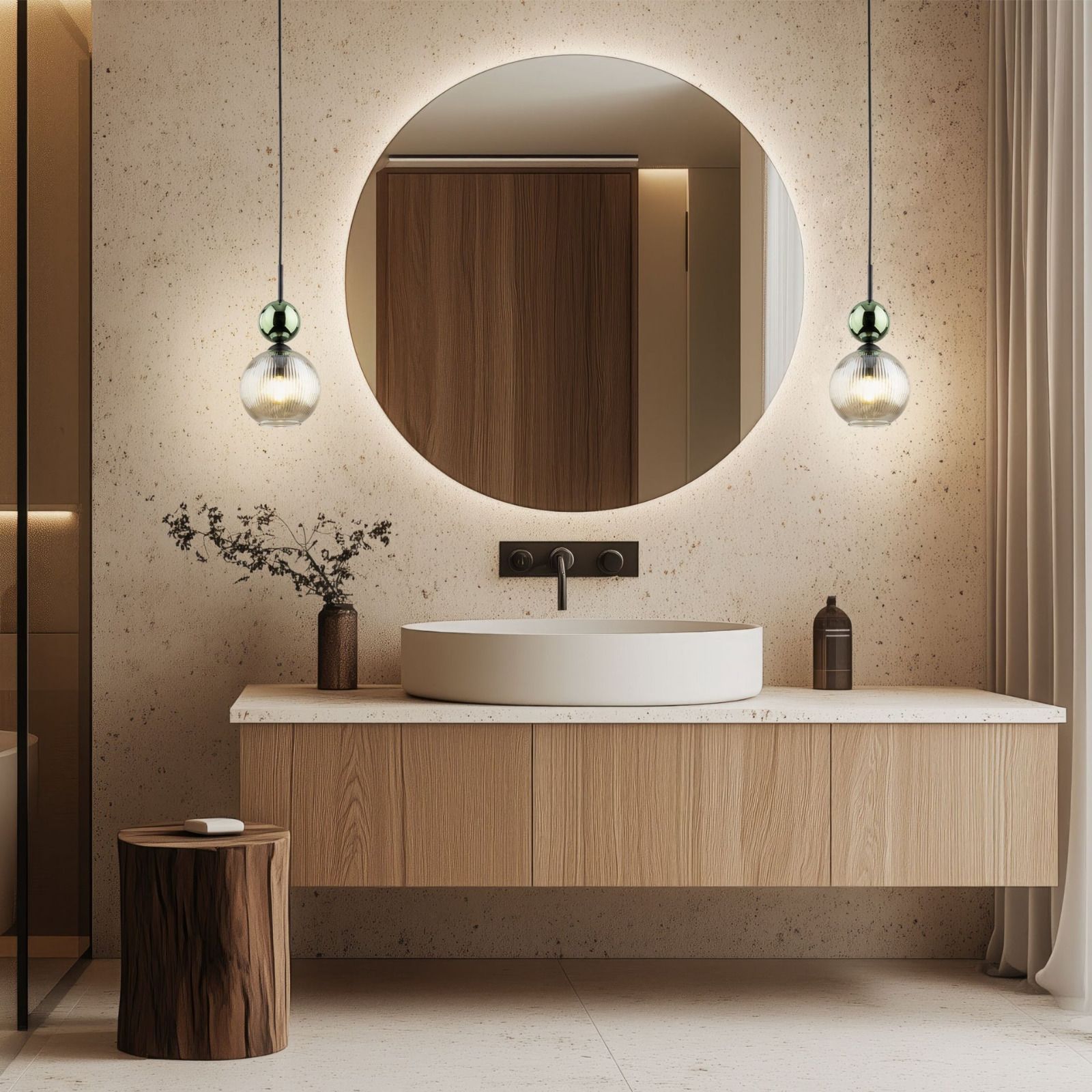 Lampa wisząca SOPHIA COGNAC Zielona 11145